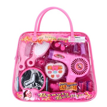 DUŻY ZESTAW FRYZJER AKCESORIA + TORBA