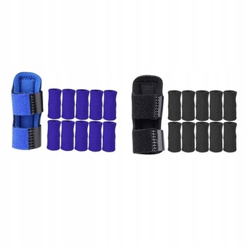 Sport Finger Splint Finger Support with 10 Sleeves