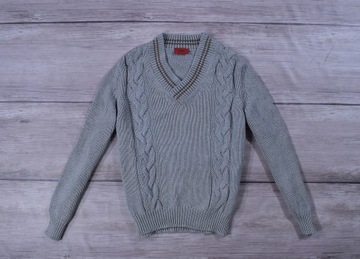 HUGO BOSS Sweter Męski Kardigan Premium Wool / L