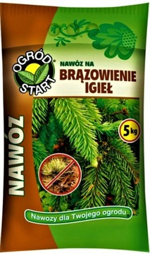 NAWÓZ NA BRĄZOWIENIE IGIEŁ IGLAKÓW DRZEW 5KG W2025