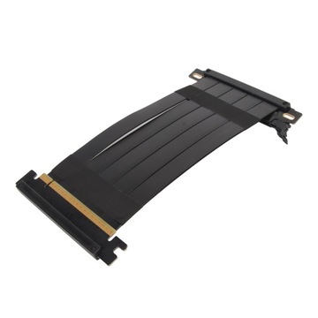 ЛЕНТА PCI-E 4.0 X16 70 СМ, ЧЕРНАЯ