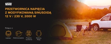 Преобразователь напряжения Newell 12 В/230 В, 4000 Вт