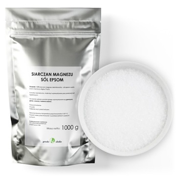 SÓL EPSOM siarczan magnezu sól rzymska 1kg