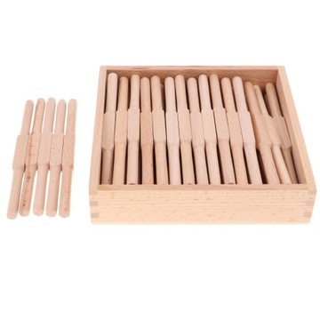 Набор деревянных маятников с материалами Монтессори и большой набор из 63 цветных карточек.