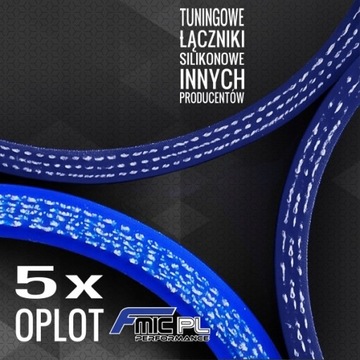 Łącznik silikonowy prosty 70mm Czerwony 10 cm