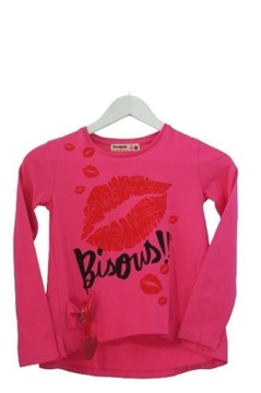 DESIGUAL RÓŻOWA BLUZKA PRINT (7-8L)