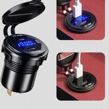 USB-разъем для быстрого автомобильного зарядного устройства типа C, новинка