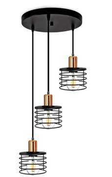 LAMPA WISZĄCA,ŻYRANDOL DRUCIAK BALI 6-12 LED