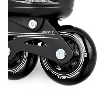 Роликовые коньки Фигурные коньки 2в1 Регулируемые RAVEN Drill Black 38-42