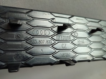 AUDI TT 8S0 S LINE LIŠTA NÁRAZNÍKU ZADNÍ 8S0807833