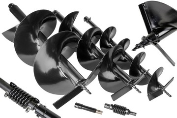 БУРА ДЛЯ ПОЧВЫ RITCH БЕНЗИНОВЫЙ ШНЕК ДЛЯ ПОЧВЫ, 3 НАБОР МОЩНЫХ сверл