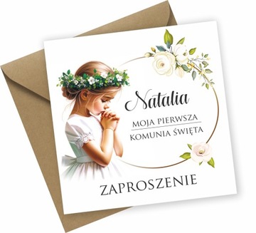 ZAPROSZENIA na komunię KOMUNIJNE KOMUNIA I7