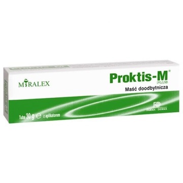 Proktis-M PLUS maść doodbytnicza 30 g HEMOROIDY