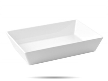 Prostokątny półmisek z melaminy 34 x 25 cm SZRON