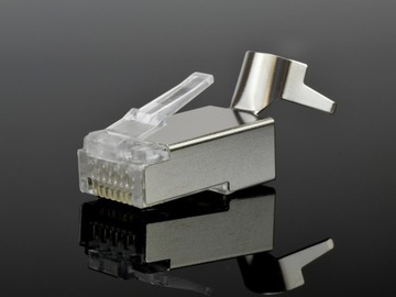 NEKU Вилка экранированная FTP STP RJ45 кат.6a 7 10шт.