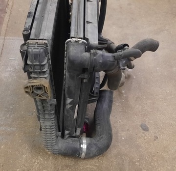 Комплект радиатора VW Golf VI 6, вентилятор 1.6 TDI