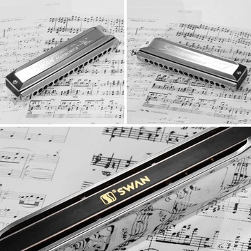 Swan SW-1664 16 Holes Chromatic Harmonica C Key