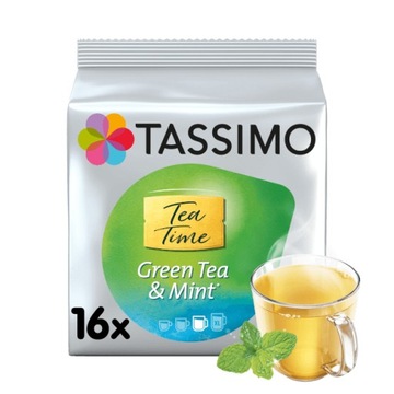 Kapsułki do Tassimo GREEN TEA & MINT 16 szt.