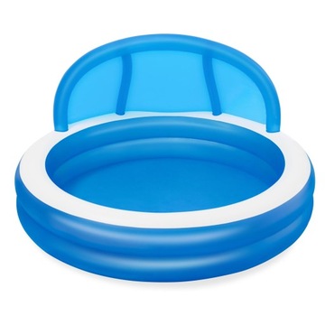 Надувной бассейн с крышей для сада, 241 см. БЕСТВЕЙ