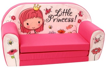 DELSIT- mięciutka sofa rozkładana dla dziecka