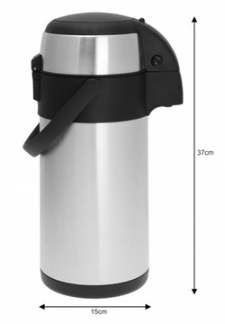 КОНФЕРЕНЦИОННЫЙ ТЕРМОС 3 Л с ПОМПОЙ для КОФЕ И ЧАЯ для горячих и холодных напитков