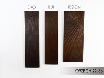 Próbka koloru Orzech 2266 Sopur na drewnie Mebgod