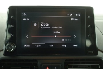 Opel Combo E Kombivan 1.2 Turbo 110KM 2020 Opel Combo 1.2 Turbo, Salon Polska, Serwis ASO, zdjęcie 9
