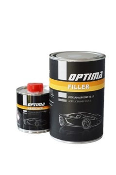 OPTIMA FILLER Podkład akrylowy HS 5:1 CZARNY 900ml