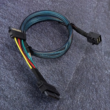 SAS SFF 8643–SFF 8639 15-контактный мини-кабель линии электропередачи