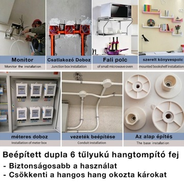 Dollcini, Ручной пистолет для гвоздей NailGun, длина 25 мм, диаметр 16 мм
