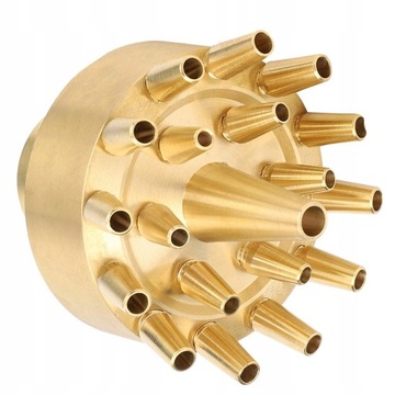 СЛОЙНАЯ 1-ДЮЙМОВАЯ ЛАТУННАЯ НАСАДКА ФОНТАННАЯ