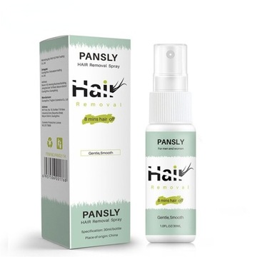 Trwałe usuwanie włosów Spray Pansly 8 minut depi