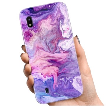 ETUI CASE SILIKONOWE OBUDOWA PLECKI NA TELEFON DO SAMSUNG GALAXY A10 WZORY