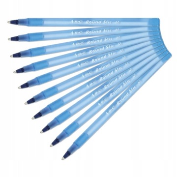 Шариковая ручка BIC Round Stic с колпачком, синяя, 1 шт.