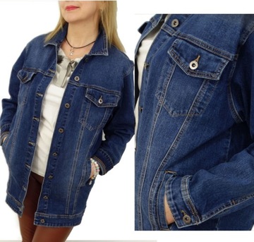 Kurtka Jeans Katana Długa Elastyczna SOFIA L 40