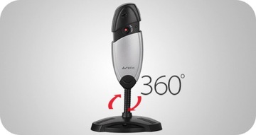 ВЕБ-КАМЕРА A4TECH ДЛЯ КОМПЬЮТЕРА С МИКРОФОНОМ HD 720P USB ДЛЯ SKYPE