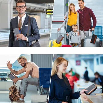 СУМКА ДЛЯ ПАСПОРТА ДЕРЖАТЕЛЬ ДЛЯ ПАСПОРТА RFID КОШЕЛЕК