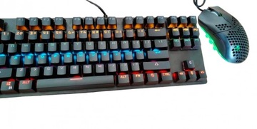 Геймерский набор 3в1 TKL клавиатура RGB USB мышь (клавиатура в ремонте)