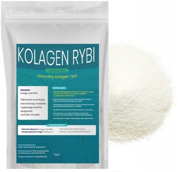 Kolagen rybi w proszku czysty 100% naturalny 250g