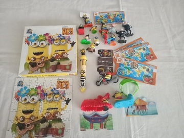 Minionki - Figurki, Puzzle, Długopis KOLEKCJA