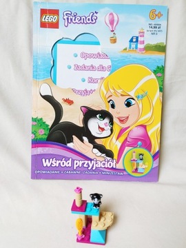 książka gry zadania Lego Friends klocki kotek kot