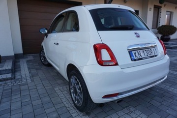 Fiat 500 II Seria 4 1.2 69KM 2017 FIAT 500 LOUNGE 1,2 DACH PANORAMICZNY AUTOMATYCZNA KLIMATYZACJA 2 PARY KÓŁ, zdjęcie 2