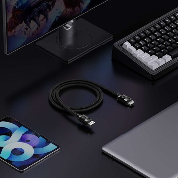 Кабель DisplayPort 8K 60 Гц 1,5 м Baseus черный