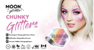 Голографический массивный гель-блеск MOONGLOW Розовый