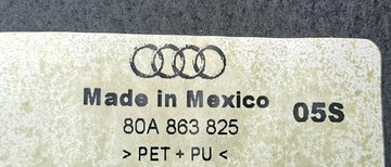 AUDI Q5 FY 80A ZTLUMENÍ TLUMENÍ KAPOTY ORIG. 80A863825