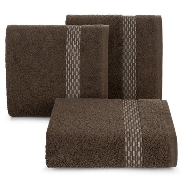 RĘCZNIK BAWEŁNIANY RIVA 50X90 BRĄZOWY 06