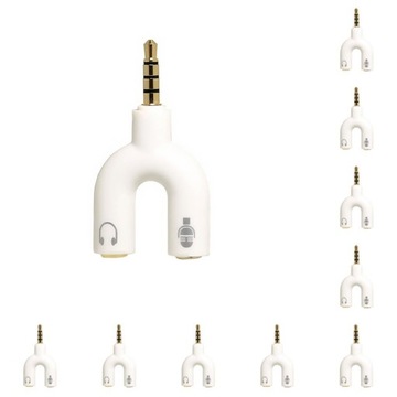 1/2/3/5/10 Rozdzielacz audio 3,5 mm Wygodny