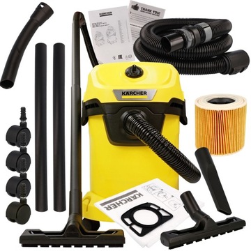 Промышленный пылесос без мешка Karcher WD 3, 17 л.