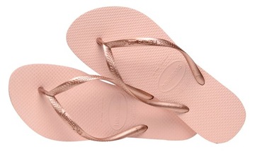 Havaianas Slim 37/38 BRA różowe klapki japonki