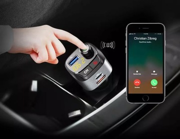 FM-ПЕРЕДАТЧИК АДАПТЕР BLUETOOTH USB SD MP3 QC 3.0